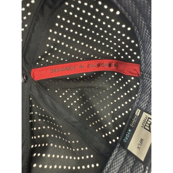 Melin MFLX Hydro Hat Water Repellent Black Performance Fitted Cap Mens 56cm - Picture 13 of 15